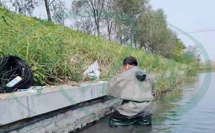 工程中曝氣管道的安裝 工程中曝氣管道的安裝