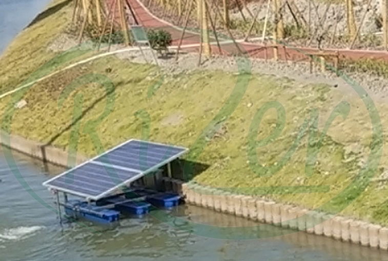 瑞柘太陽能曝氣機推流曝氣型 瑞柘太陽能曝氣機推流曝氣型