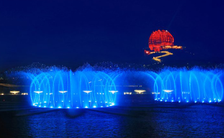 青島世園會音樂噴泉 青島世園會音樂噴泉