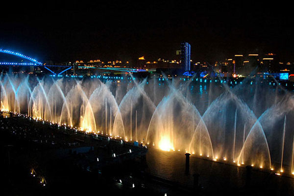 大漁灣的噴泉開放時間